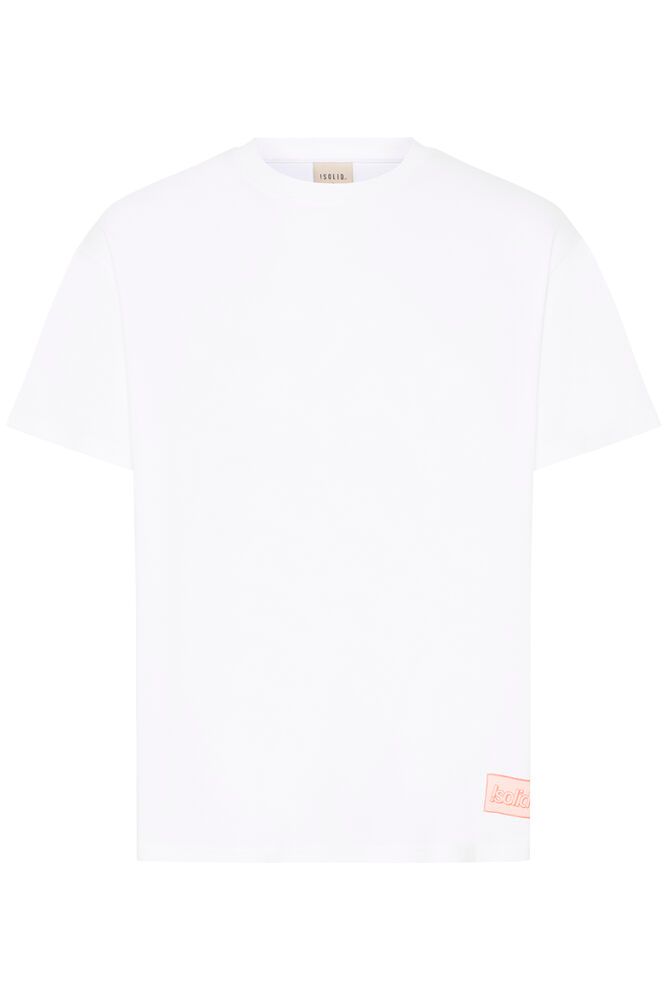 SOLID Box Fit White T-Shirt