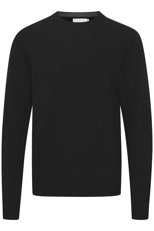 CASUAL FRIDAY Black Wool Mix Jumper
