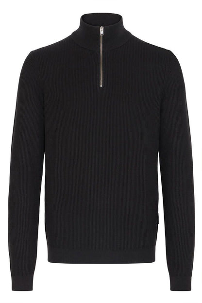 CASUAL FRIDAY Black 1/4 Zip
