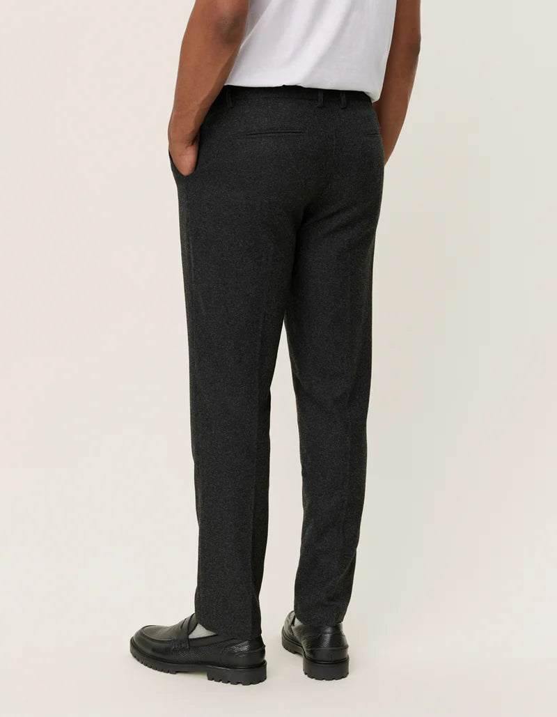LES DEUX Como Reg Wool Suit Pants GREY