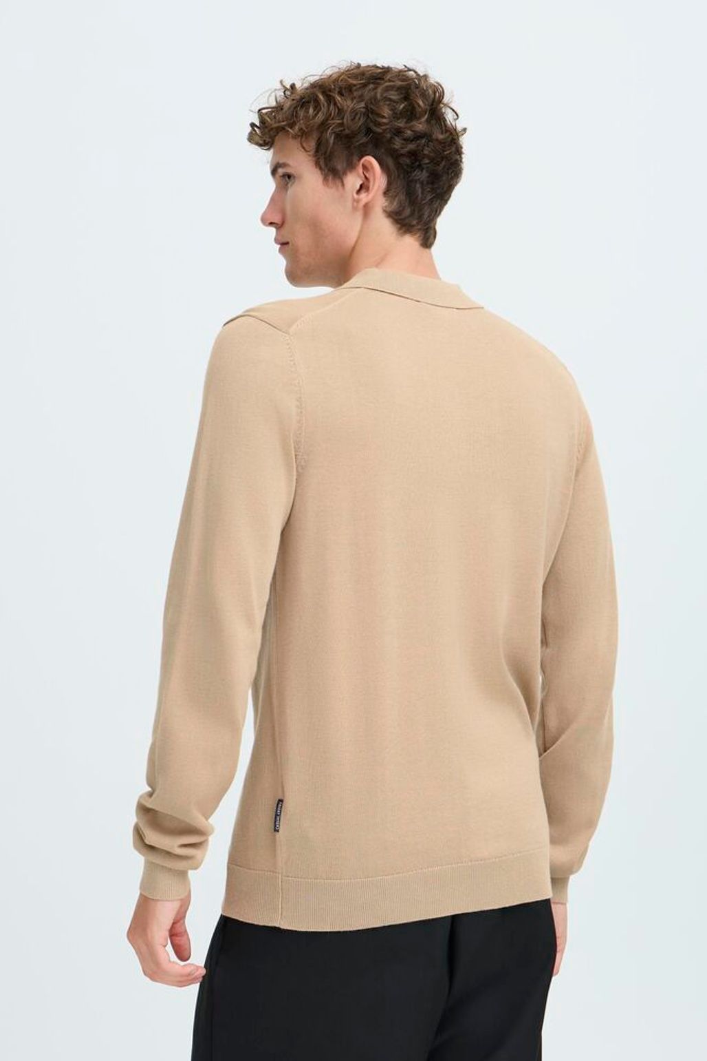 CASUAL FRIDAY Beige Long Sleeve Polo