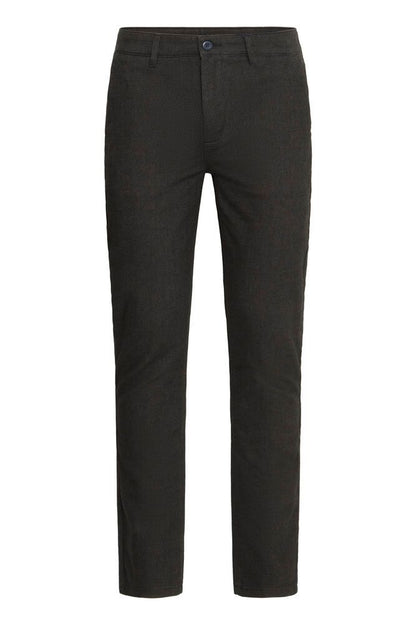 FQ1924 Black Twill Smart Casual Trouser