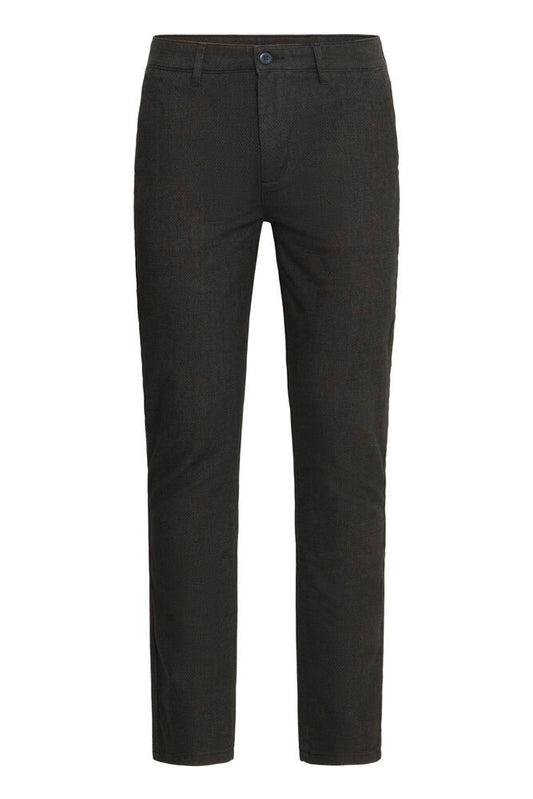 FQ1924 Black Twill Smart Casual Trouser