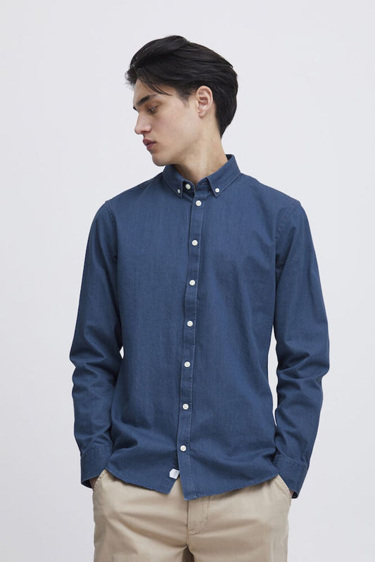 Denim Shirt Dark Blue