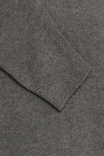 CASUAL FRIDAY Grey Long Sleeve Polo Knit