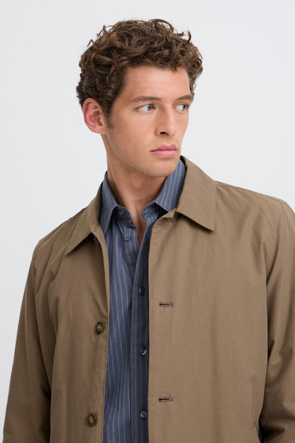 Men’s Car Coat Mac - Brown