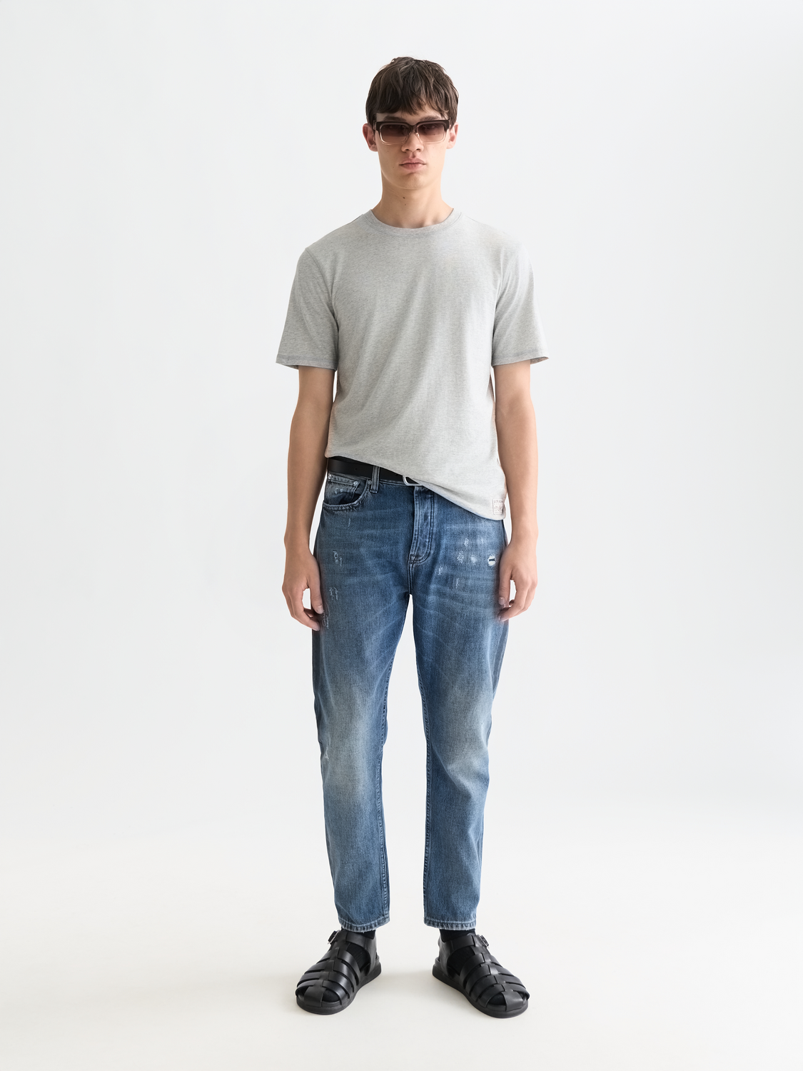 Scotch & Soda Grey Melange T-Shirt