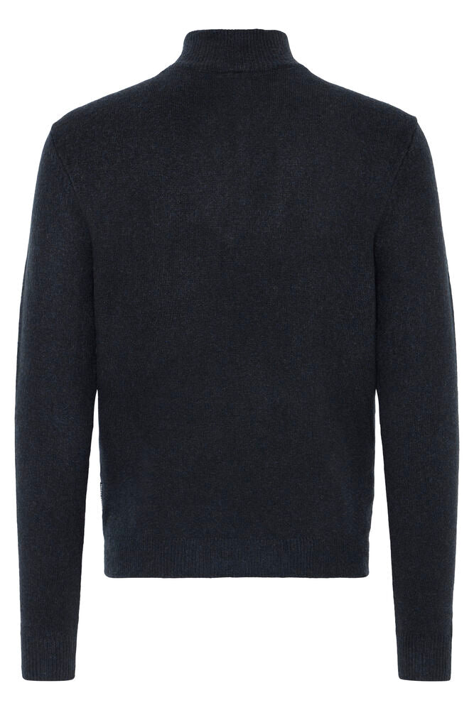CASUAL FRIDAY Midnight Navy Zip Jumper
