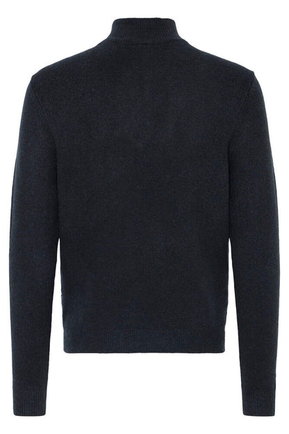 CASUAL FRIDAY Midnight Navy Zip Jumper