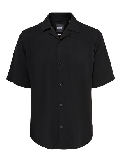 ONLY + SONS Short Sleeve Shirt BLACK