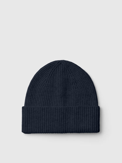 SELECTED 100% Merino Wool Navy Beanie