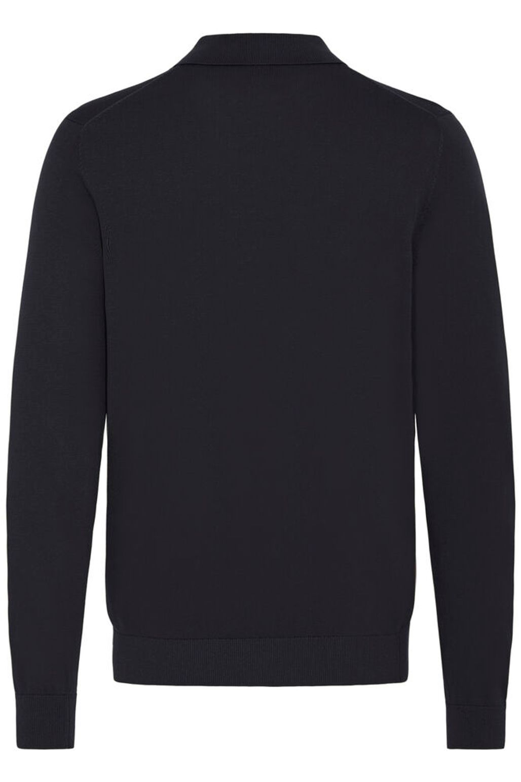 CASUAL FRIDAY Dark Navy Long Sleeve Polo