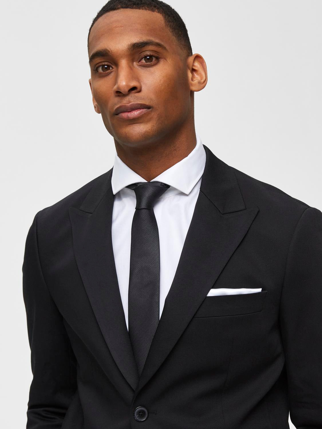 SELECTED HOMME Texture Tie GREY