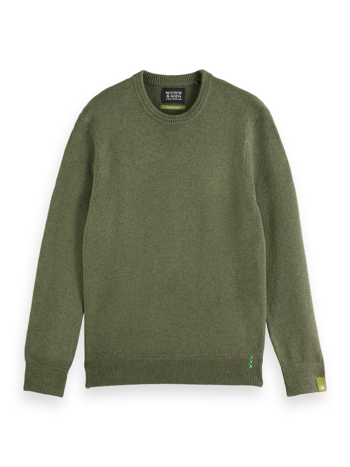 SCOTCH & SODA Soft Knit Sweater GREEN
