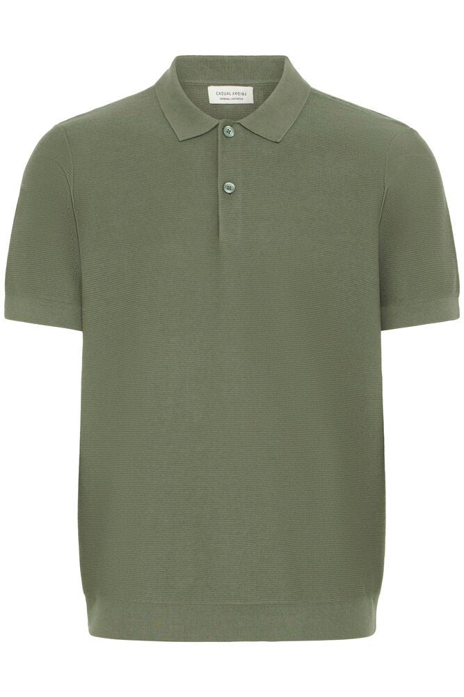 CASUAL FRIDAY Dark Green Relax Fit Polo