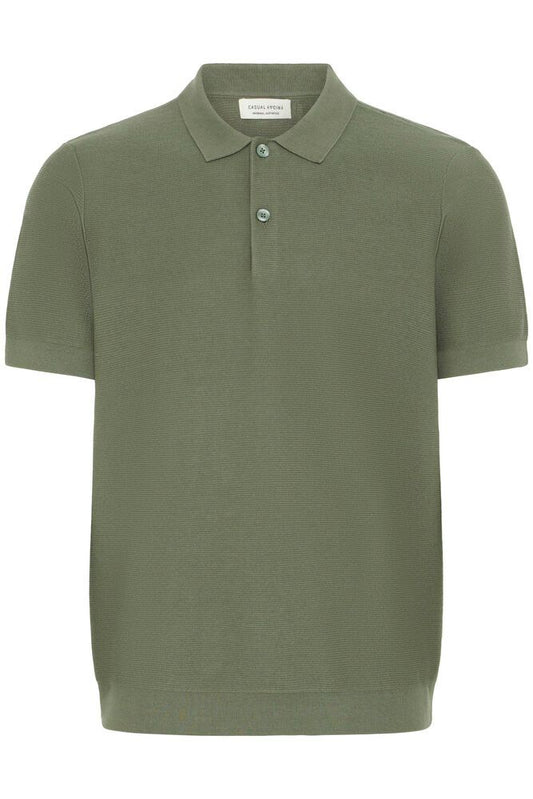 CASUAL FRIDAY Dark Green Relax Fit Polo