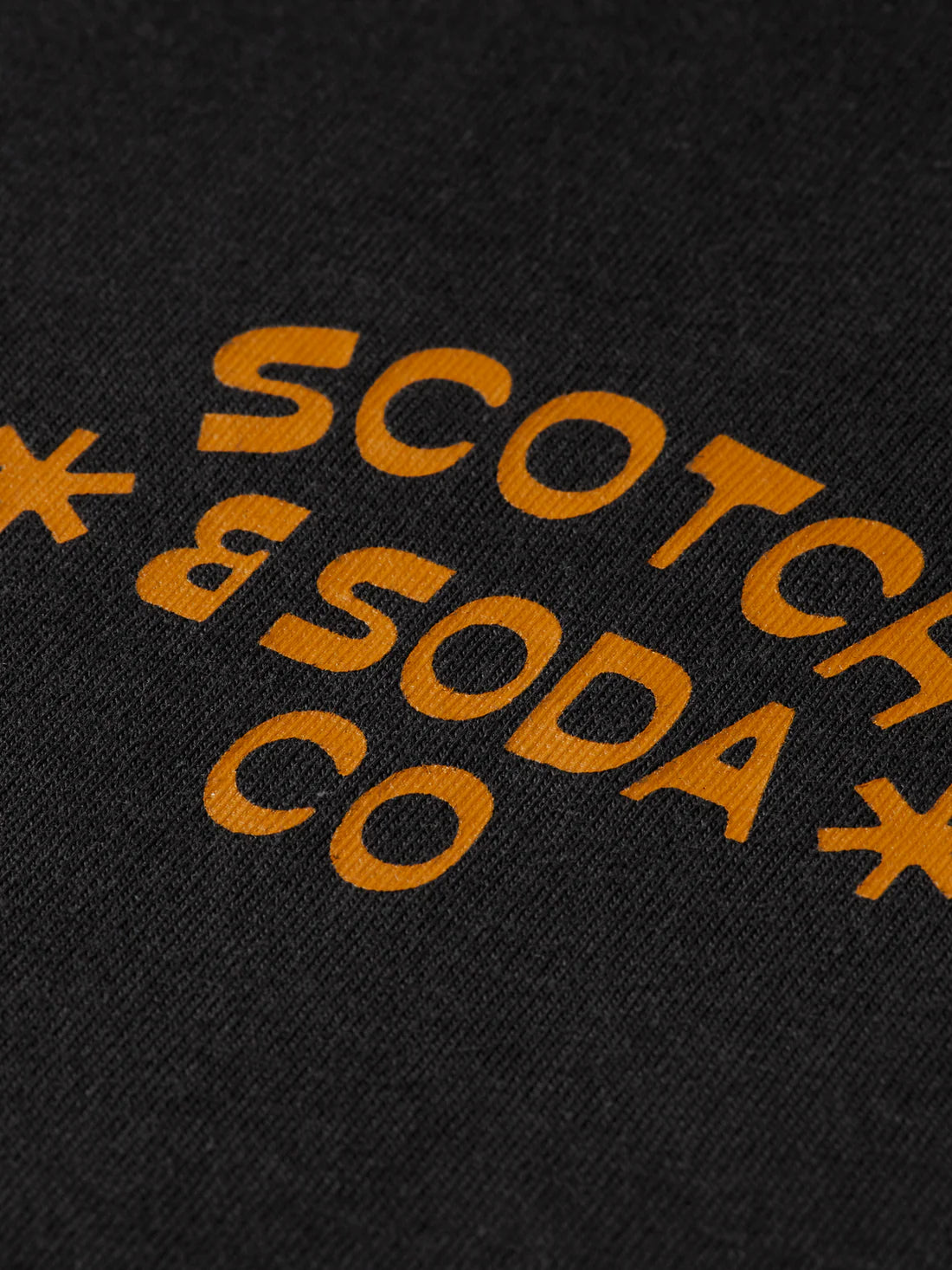Scotch & Soda Regular fit artwork black T-shirt