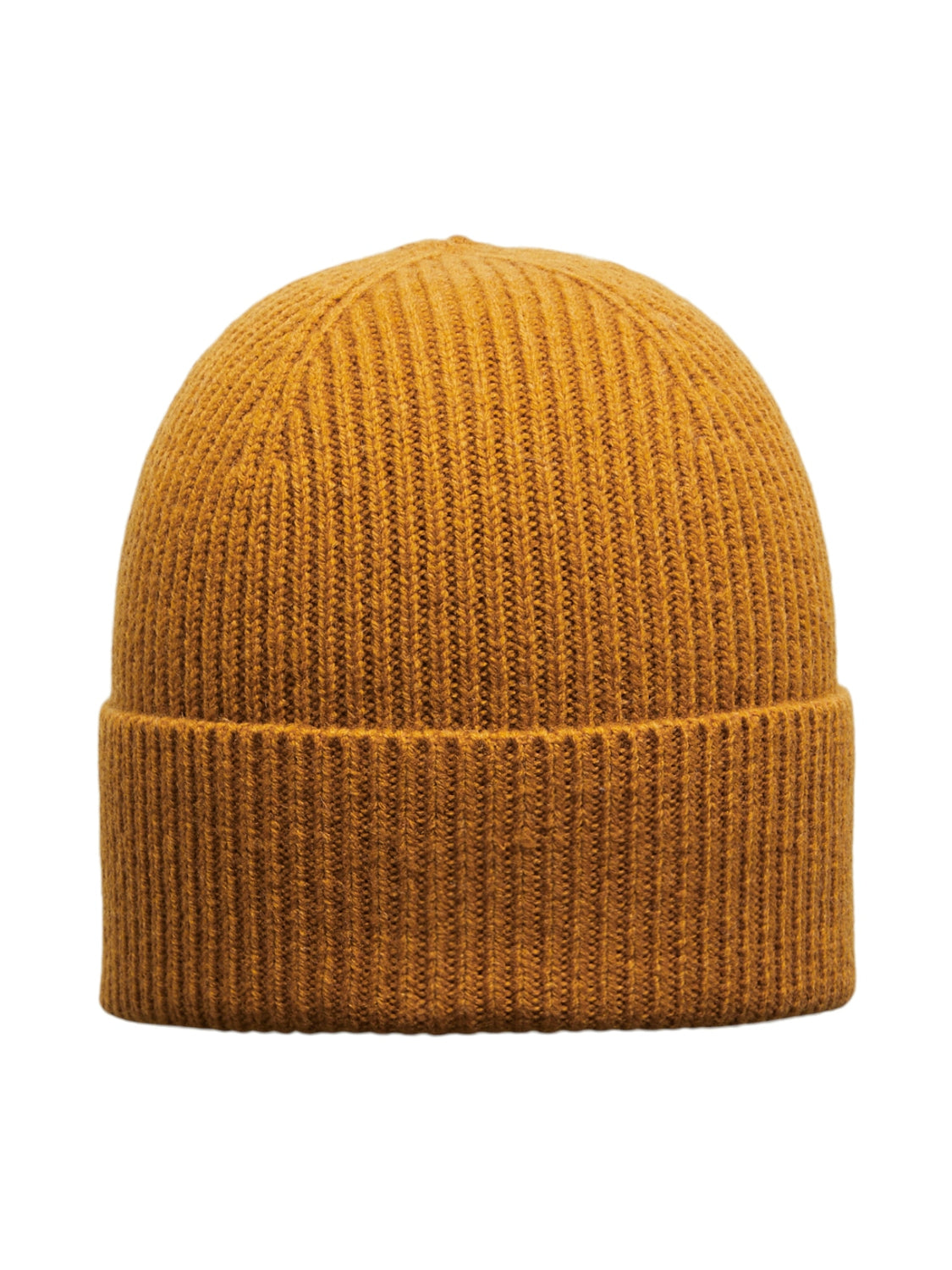 SELECTED HOMME Merino Wool Beanie RUST