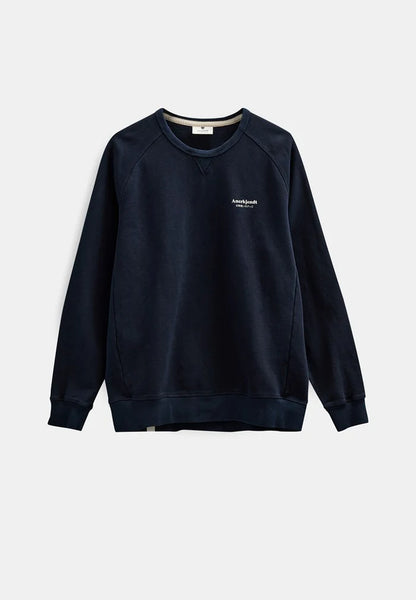 ANERKJENDT Navy Japanese Sweatshirt