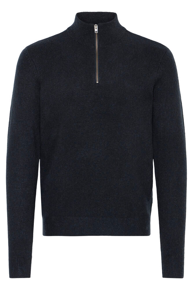 CASUAL FRIDAY Midnight Navy Zip Jumper