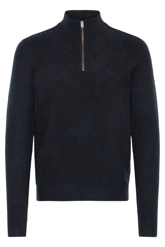 CASUAL FRIDAY Midnight Navy Zip Jumper