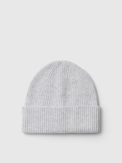 SELECTED 100% Merino Wool Grey Beanie