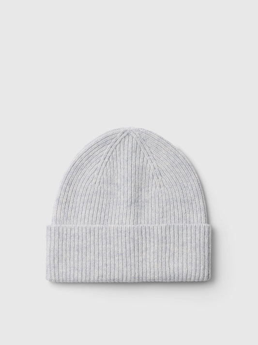 SELECTED 100% Merino Wool Grey Beanie