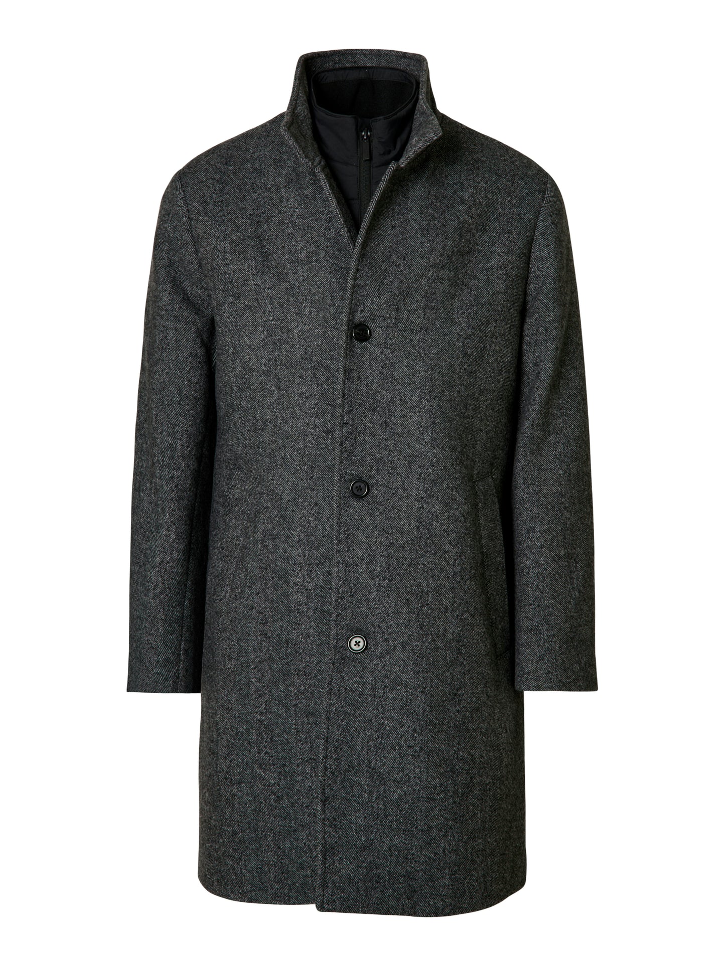 SELECTED HOMME Wool Blend Coat