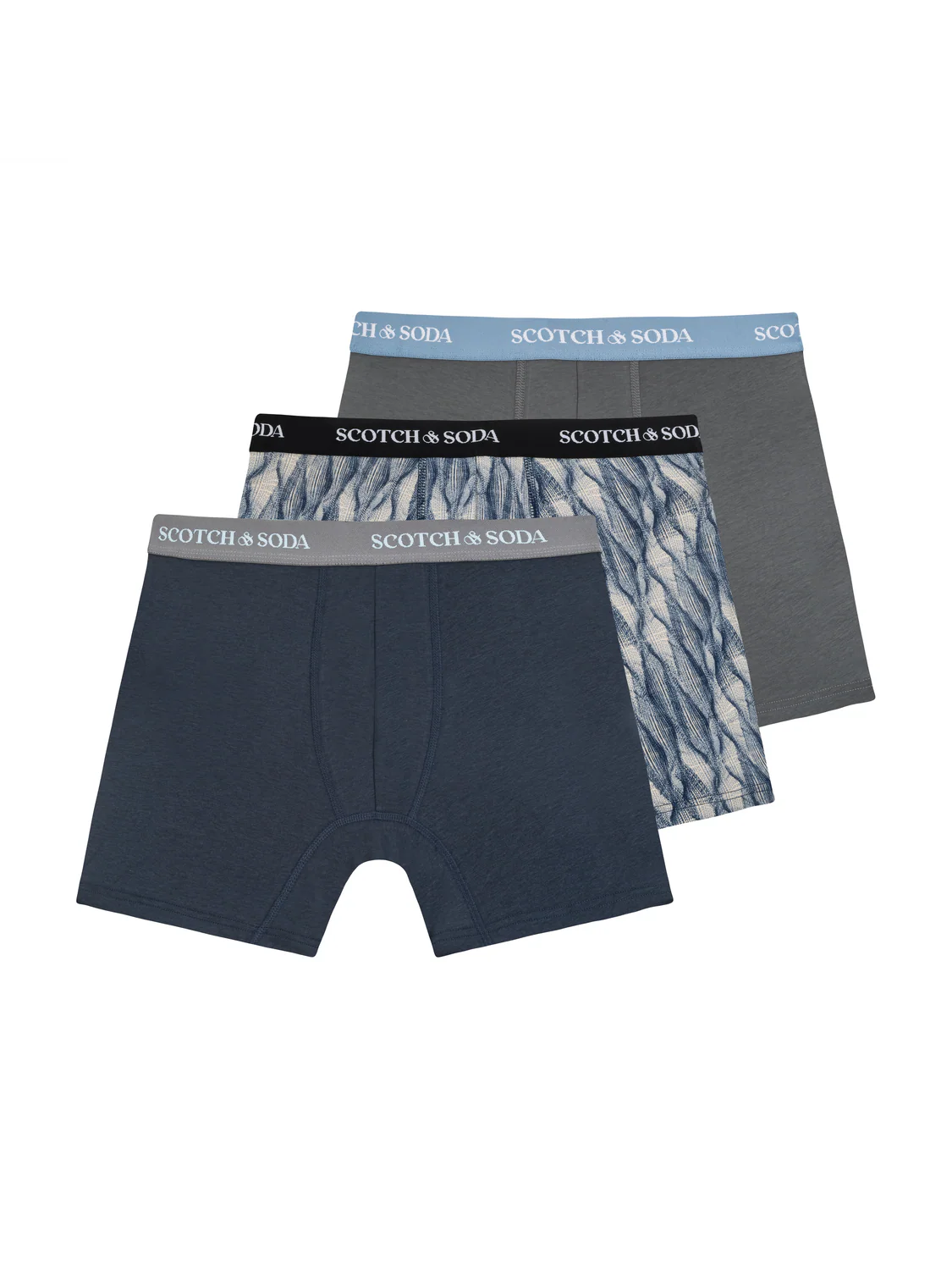 SCOTCH AND SODA 3PK Underwear BLUE MIX
