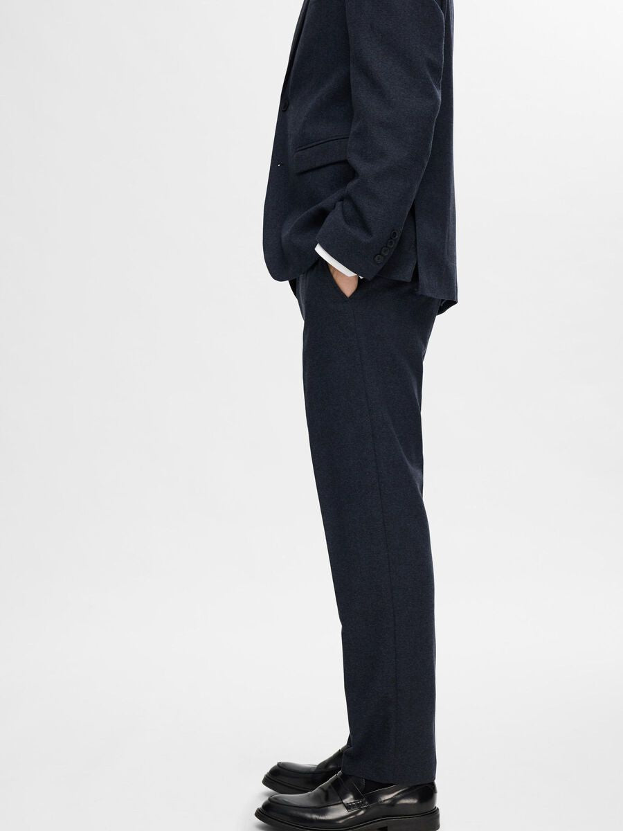SELECTED HOMME Wool Suit Trouser 444 NAVY