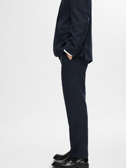 SELECTED HOMME Wool Suit Trouser 444 NAVY