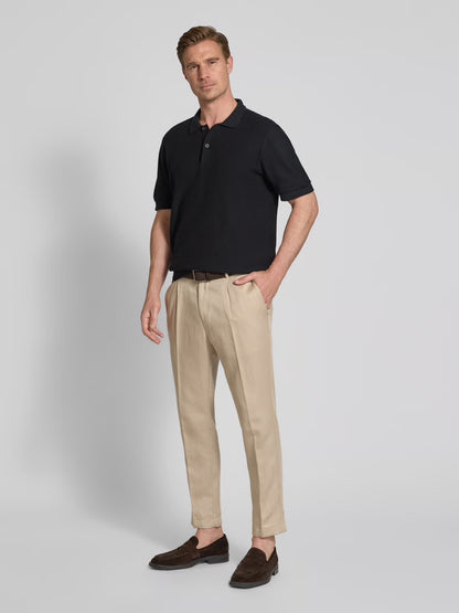 Relax Fit Polo Shirt - Black