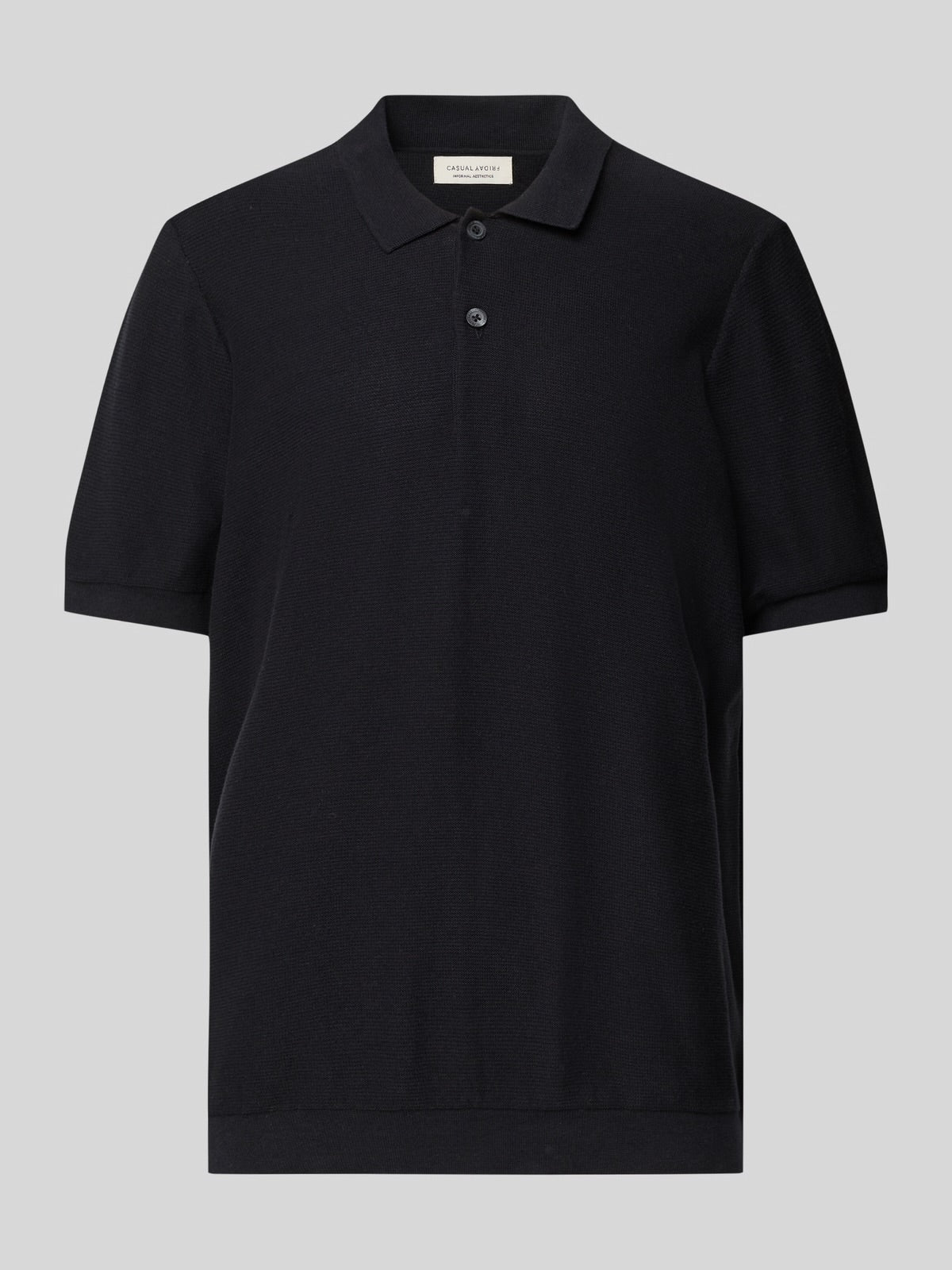 Relax Fit Polo Shirt - Black