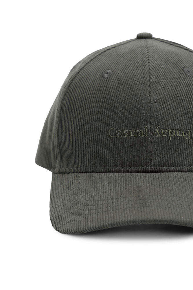 Casual Green Cord Baseball Hat