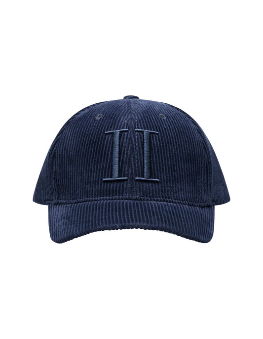 LES DEUX Corduroy Baseball Cap NAVY