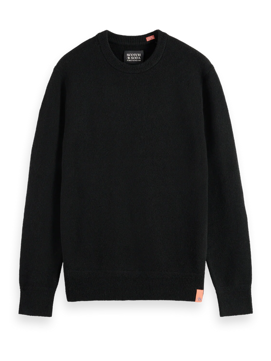 SCOTCH AND SODA Soft Knit Sweater BLACK