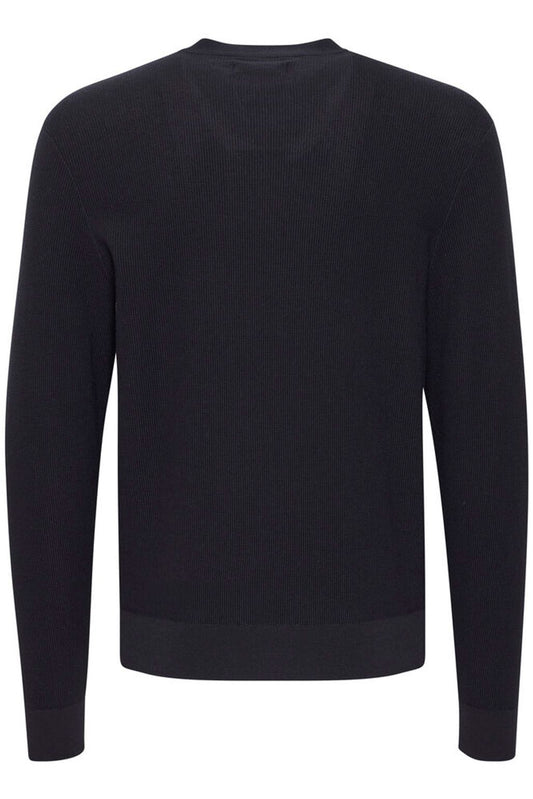 CASUAL FRIDAY Navy Crew Neck Jumper