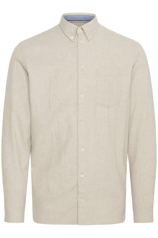 FQ1924 SAND Brushed Cotton Button-Down Shirt