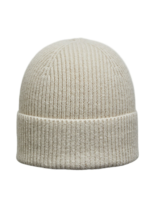 SELECTED HOMME Merino Wool Beanie OFF WHITE