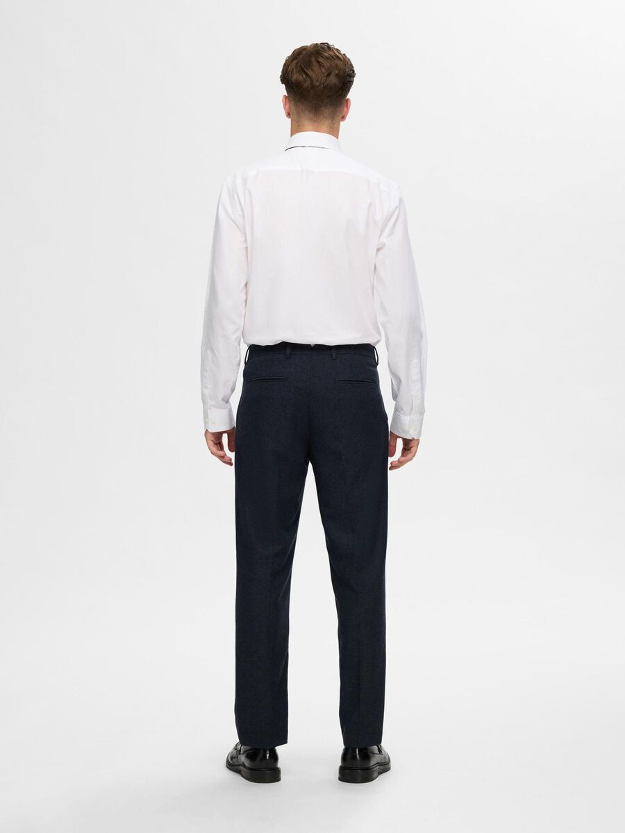 SELECTED HOMME Wool Suit Trouser 444 NAVY