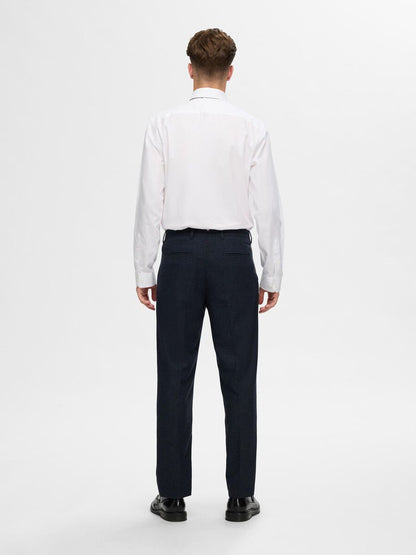 SELECTED HOMME Wool Suit Trouser 444 NAVY