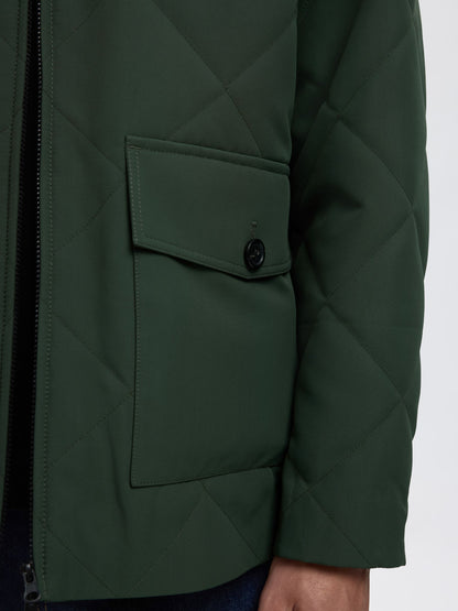 SELECTED Carlos Quilted Jacket OLIVE GREEN