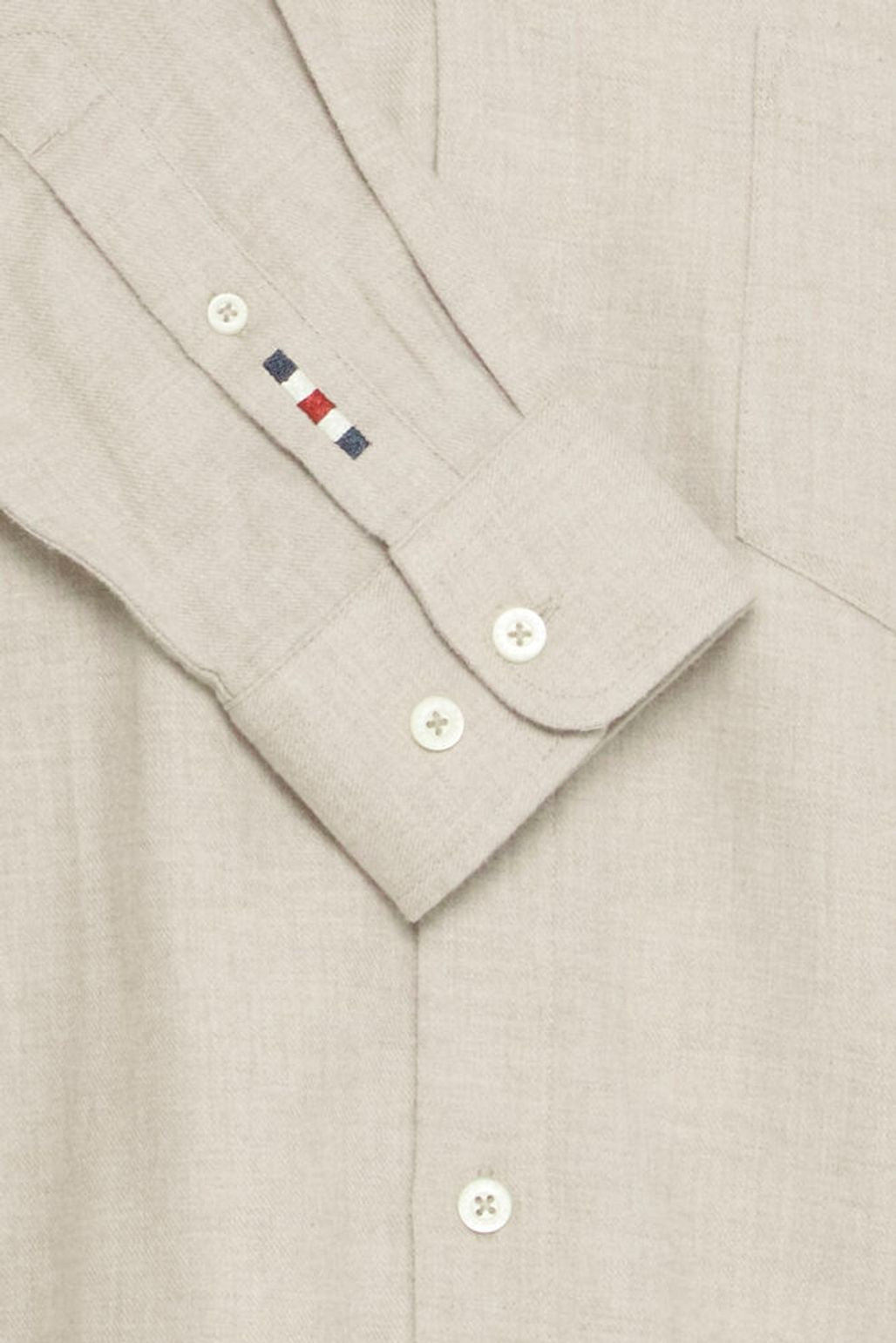 FQ1924 SAND Brushed Cotton Button-Down Shirt