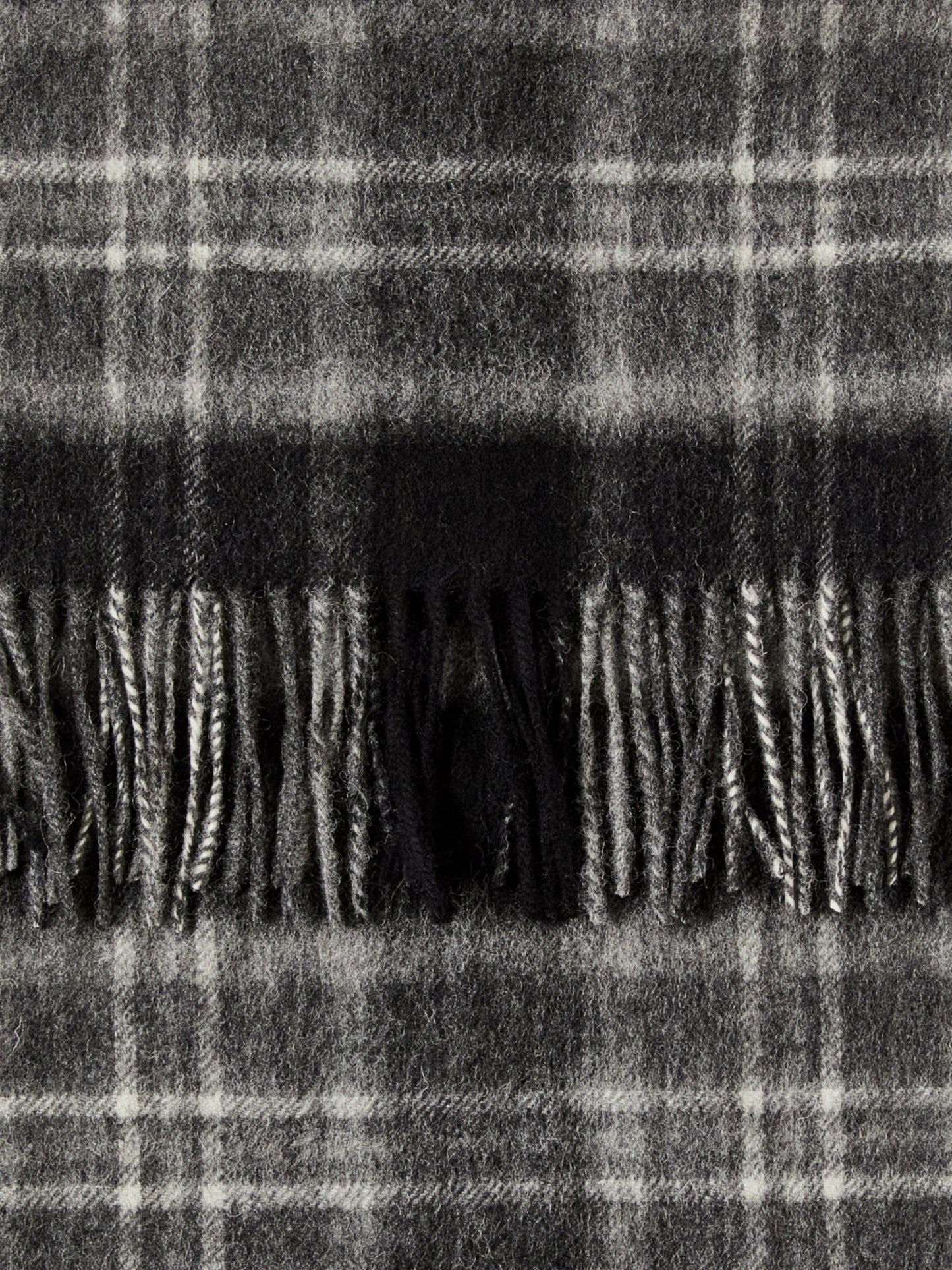 SELECTED HOMME Check Wool Scarf