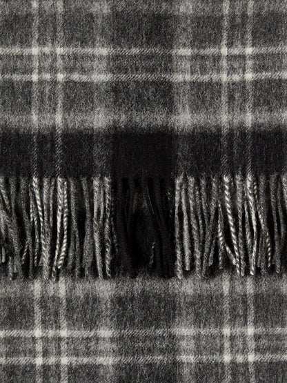 SELECTED HOMME Check Wool Scarf