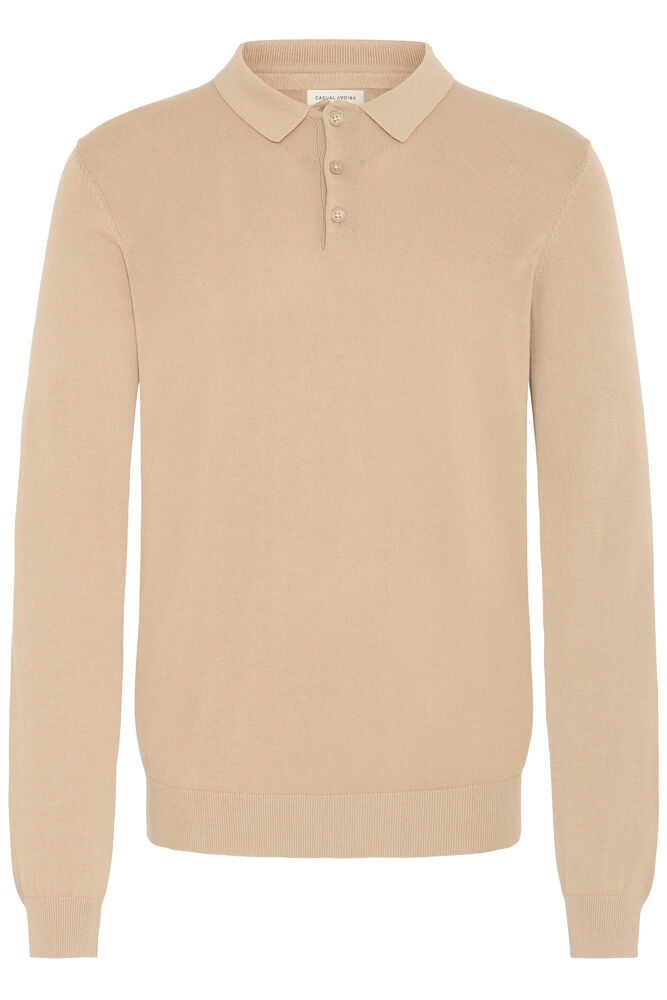 CASUAL FRIDAY Beige Long Sleeve Polo