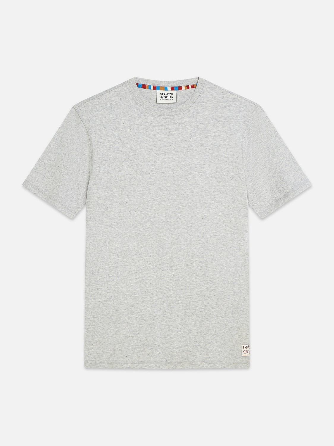 Scotch & Soda Grey Melange T-Shirt