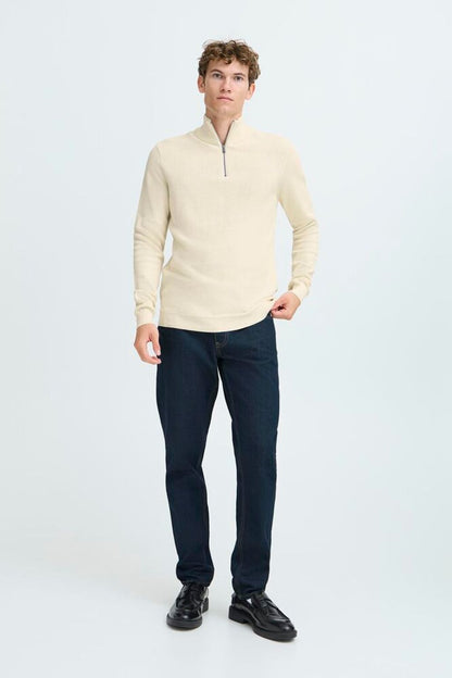 CASUAL FRIDAY Beige 1/4 Zip