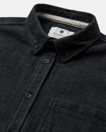 ANERKJENDT Green Herringbone Shirt