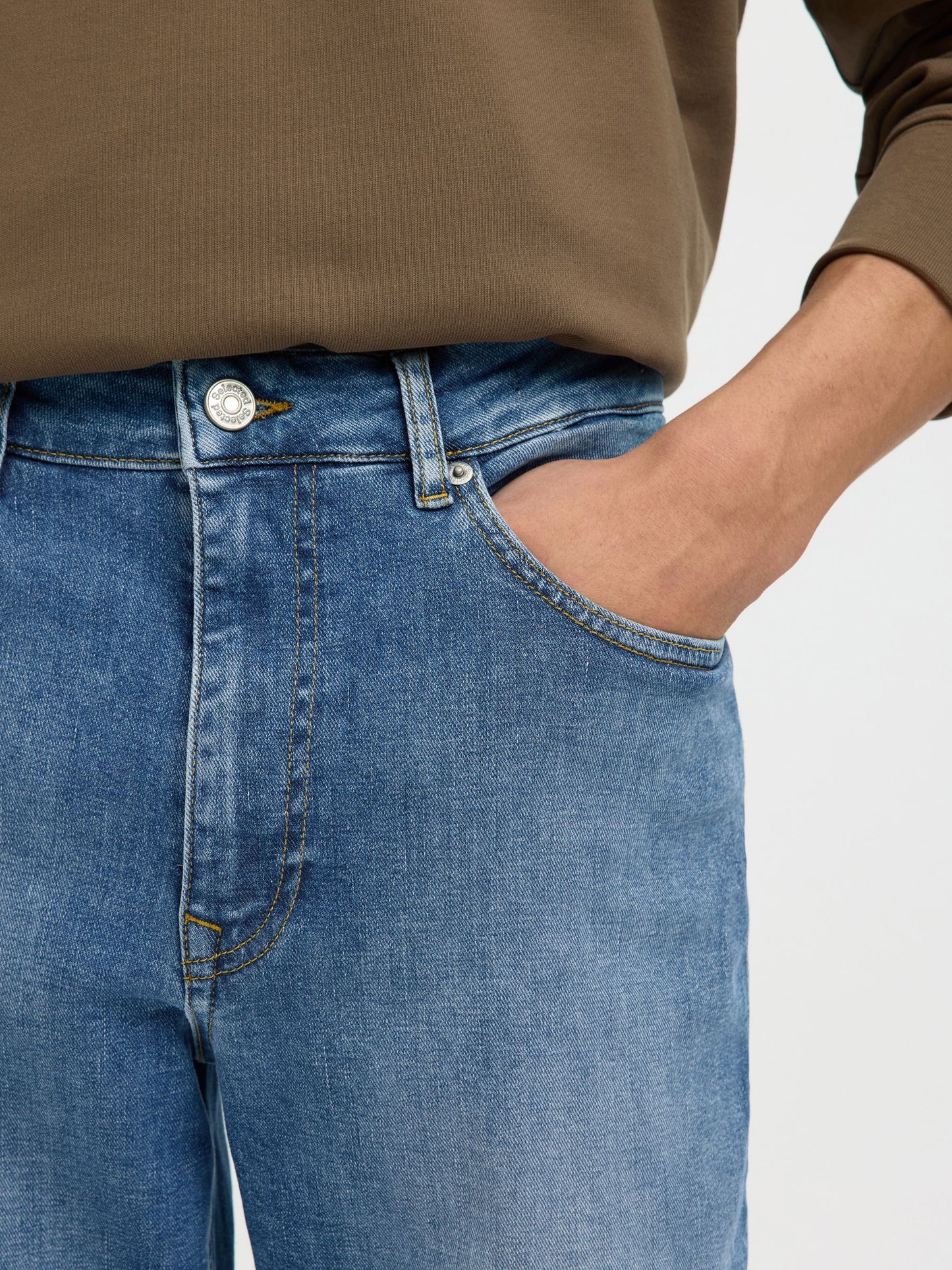 SELECTED 175 Fit Flex Blue Jean